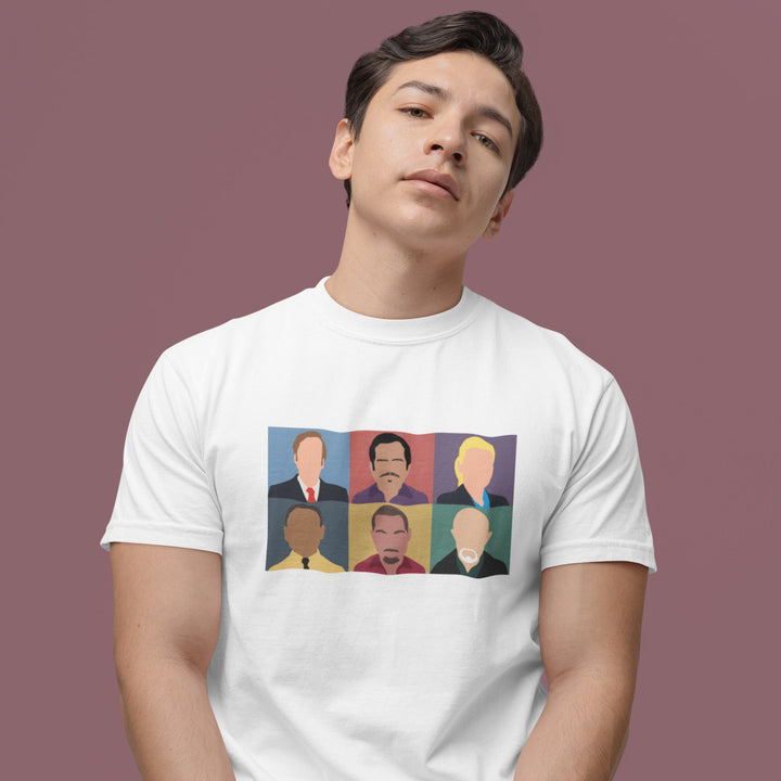 Better Call Saul Characters - T-shirt - Forucinema