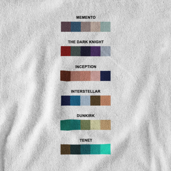 Christopher Nolan Colors - T - shirt - Forucinema