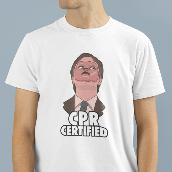 Dwight CPR Certified - T-Shirt