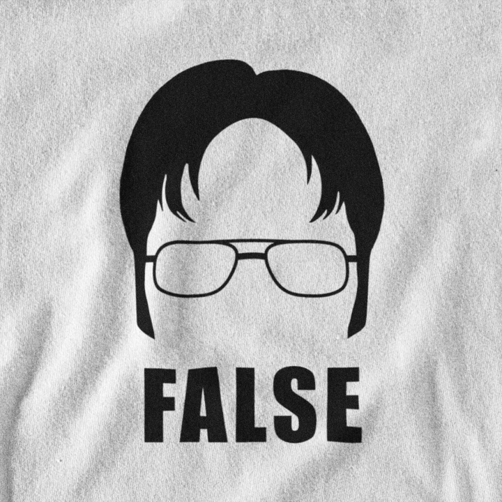 Dwight Schrute False - The Office T-Shirt - Forucinema