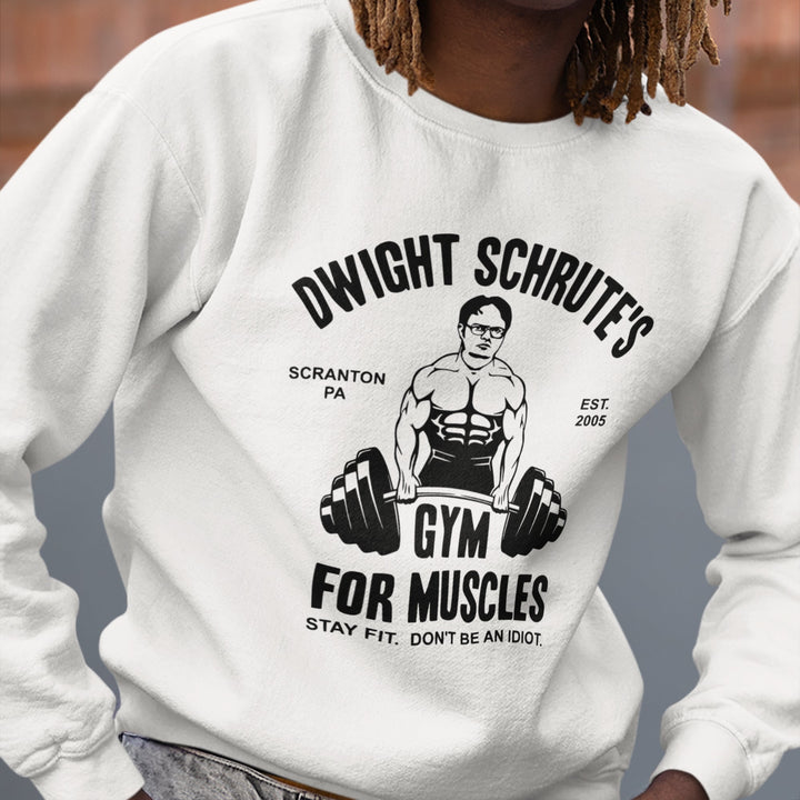 Dwight Schrute Gym for Muscles - Sweatshirt - Forucinema