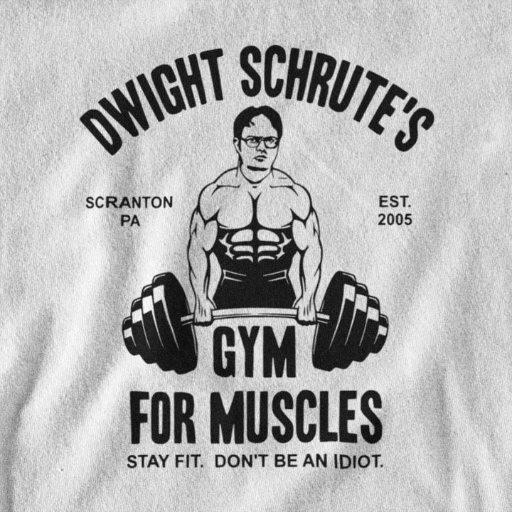 Dwight Schrute Gym for Muscles - T - shirt - Forucinema