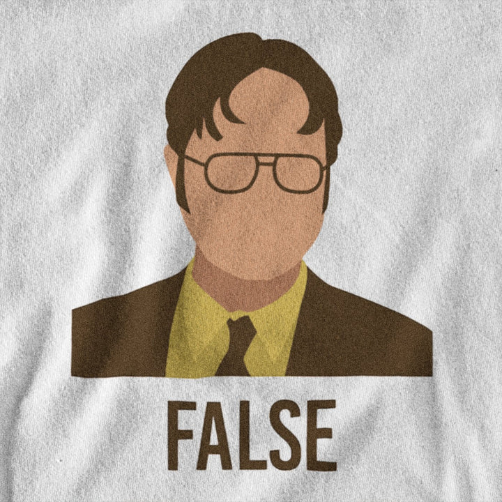 False Dwight Schrute - The Office T-shirt - Forucinema