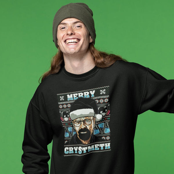 Merry Crystmeth - Breaking Bad Sweatshirt - Forucinema