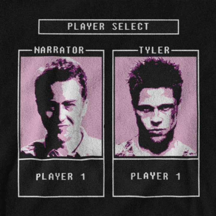 Player Select Tyler Durden - T - shirt - Forucinema