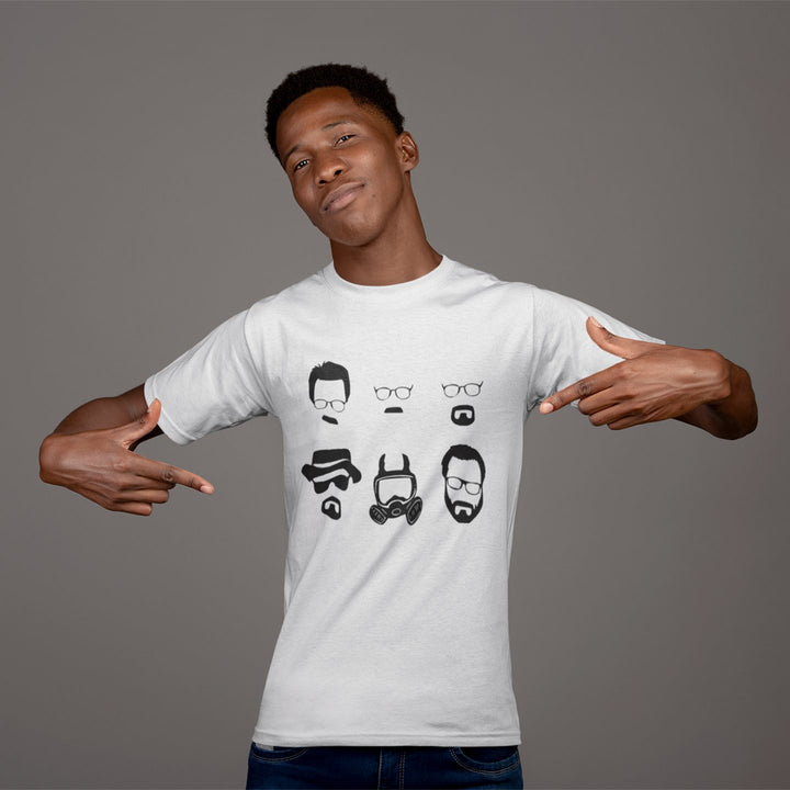 Walter White Evolution - T - shirt - Forucinema