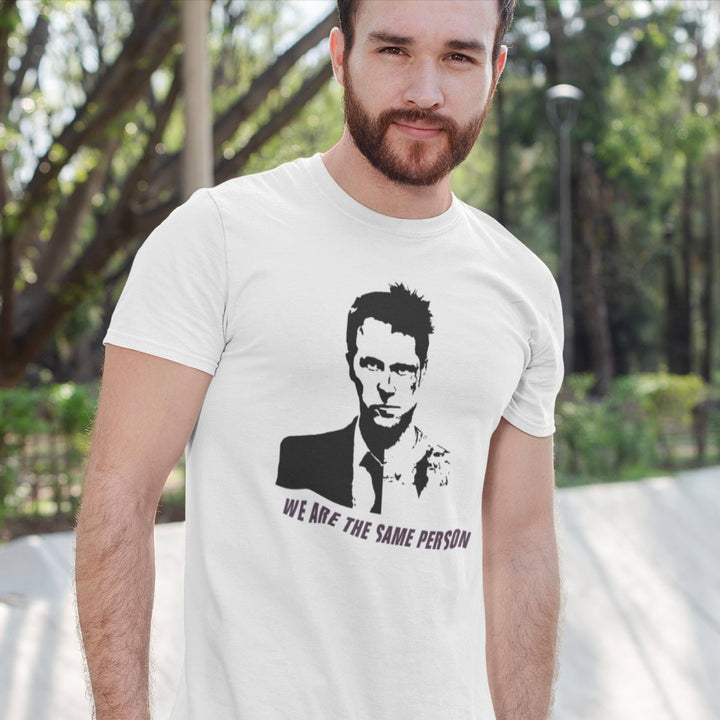 We Are the Same Person Tyler Durden - Fight Club T-Shirt - Forucinema