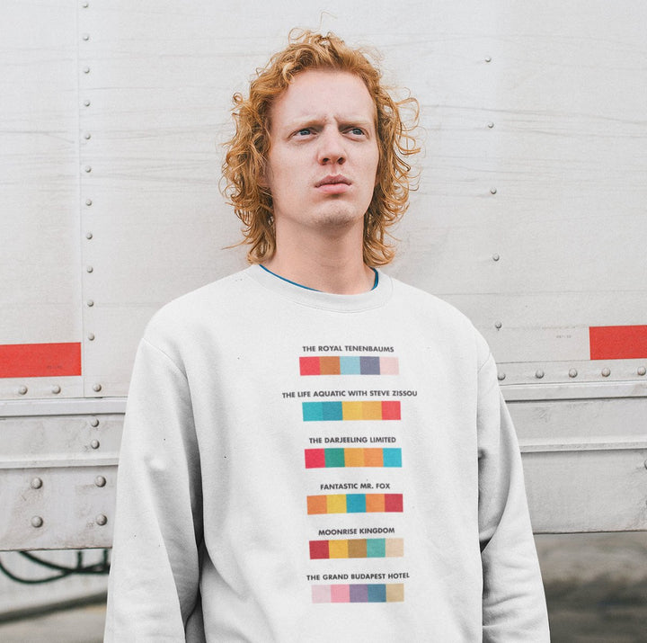 Wes Anderson Colors - Sweatshirt - Forucinema