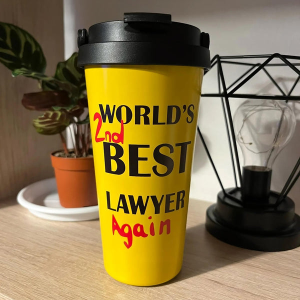 World's 2nd Best Lawyer Travel Mug - Forucinema